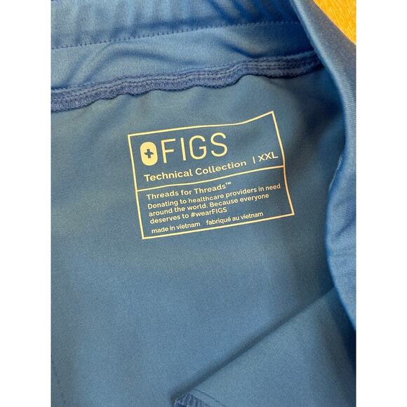 Figs Zamora Jogger Scrub Pants CAPRI BLUE XXL - Picture 3 of 5